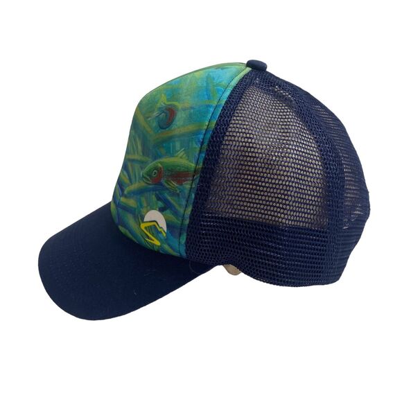 SUNDAY AFTERNOONS X Jessilyn Brinkerhoff Artist Series Fish Truckers Hat Cap - Picture 4 of 7